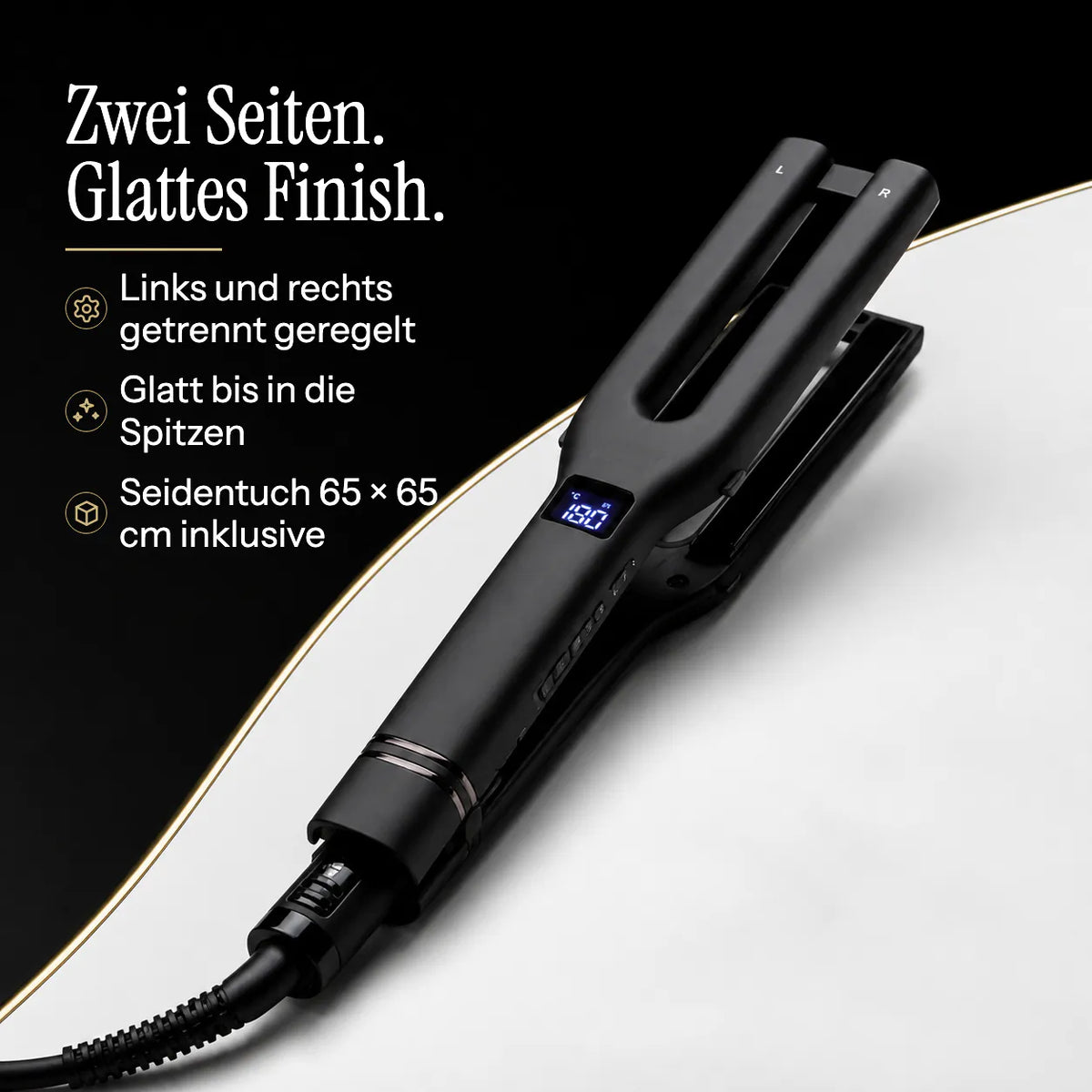 Black Gold™ Dual Plate Glätteisen