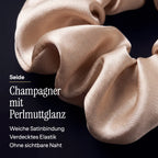 Gold Scrunchie aus Seide