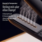 Black Gold™ Steam Styler Glätteisen